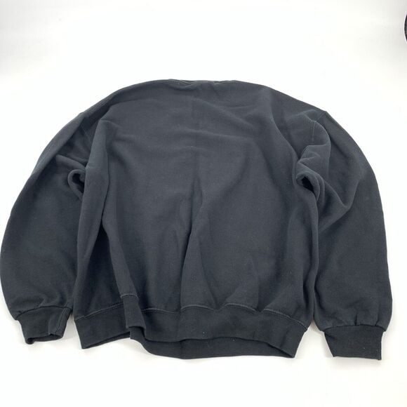 Vintage 1990s Midwest Stairs and Iron Pullover Crewneck Sweatshirt XL Mens Black - Picture 2 of 5